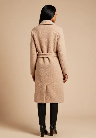 Women's Light Grey Trench Coat thumbnail 2