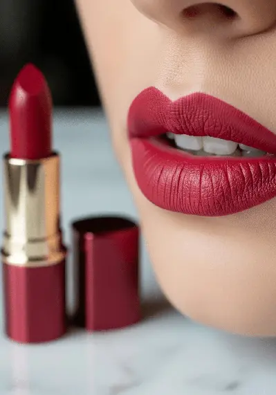 Velvet Matte Lipstick - Crimson Charm