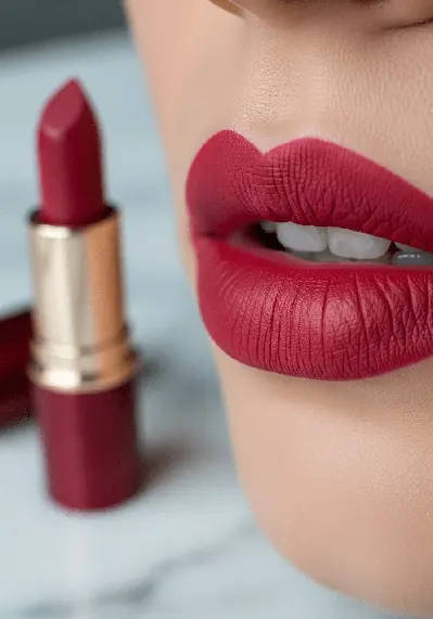 Velvet Matte Lipstick - Crimson Charm thumbnail 2